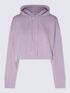 Crop Logo Hoodie Purple - GANNI - BALAAN 4