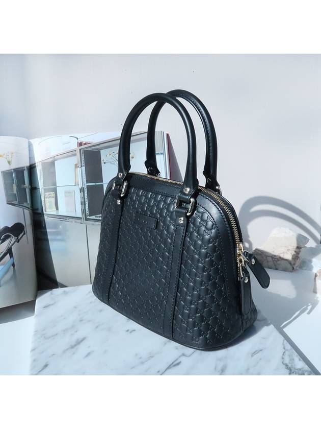 Microssima Small Dome Tote Bag Black - GUCCI - BALAAN 5