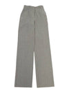 Rachino Pinstripe Wool Wide Pants Medium Gray - MAX MARA - BALAAN 2