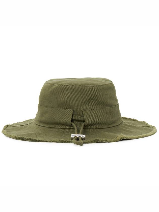 Le Bob Artichaut Cotton Bucket Hat Khaki - JACQUEMUS - BALAAN 5