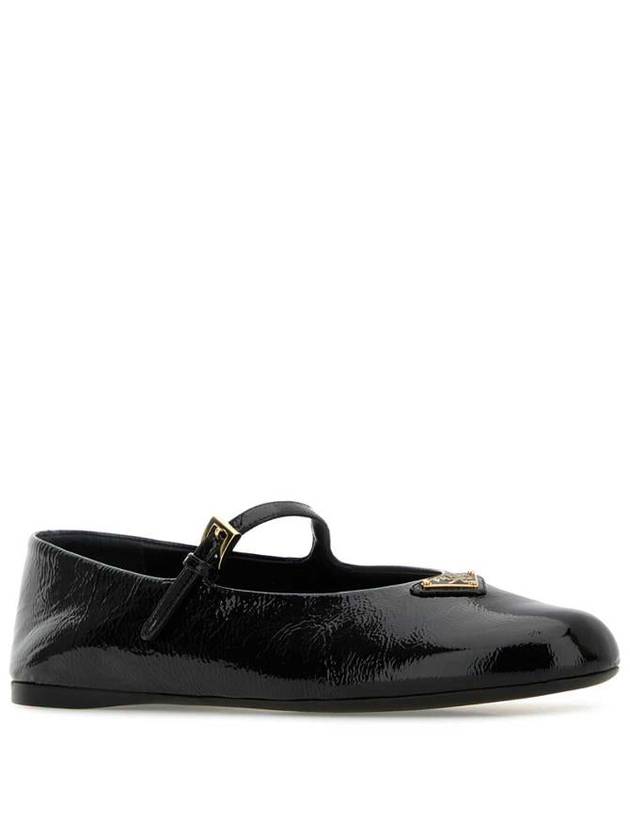 leather ballerina shoes 1F793NF005H27 - PRADA - BALAAN 3