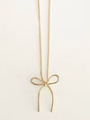 Bow Bow Necklace Gold - ELYONA - BALAAN 2