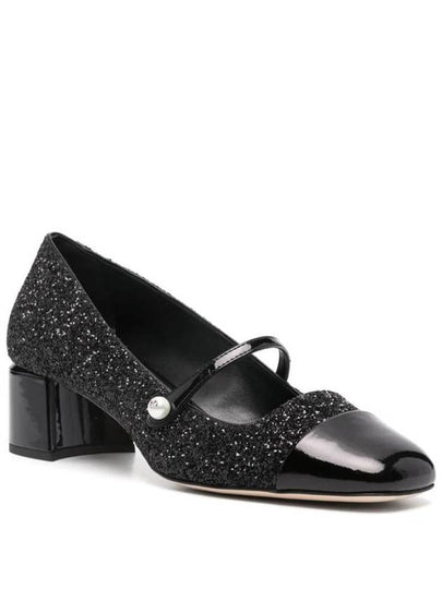 Jimmy Choo Pumps In Patent Leather And Large Black Glitter - JIMMY CHOO - BALAAN 2