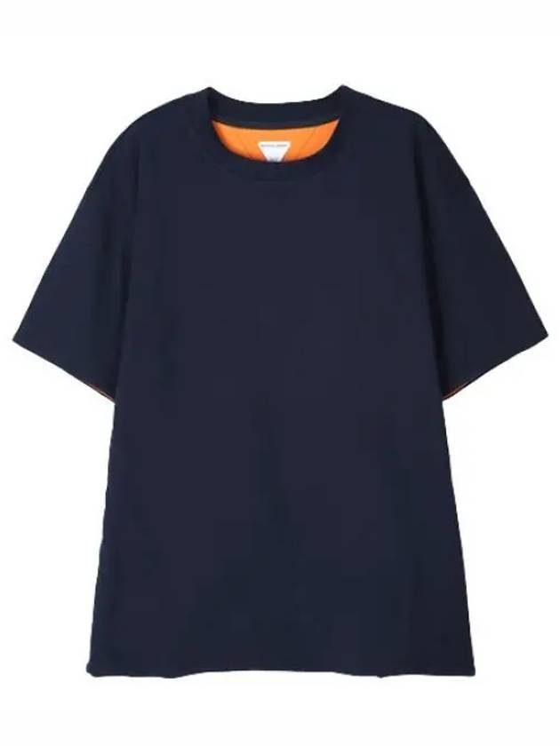 Double layered cotton jersey T shirt - BOTTEGA VENETA - BALAAN 1