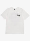 Summer LB Crew Neck Short Sleeve T-Shirt White - STUSSY - BALAAN 3