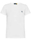 Embroidered Logo Cotton Short Sleeve T-Shirt White - POLO RALPH LAUREN - BALAAN 3