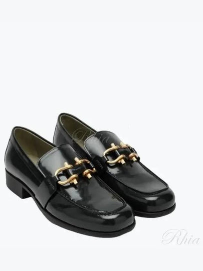 Leather Loafers Dark Green - BOTTEGA VENETA - BALAAN 2