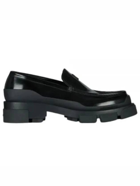 Terra Leather Loafers Black - GIVENCHY - BALAAN 2