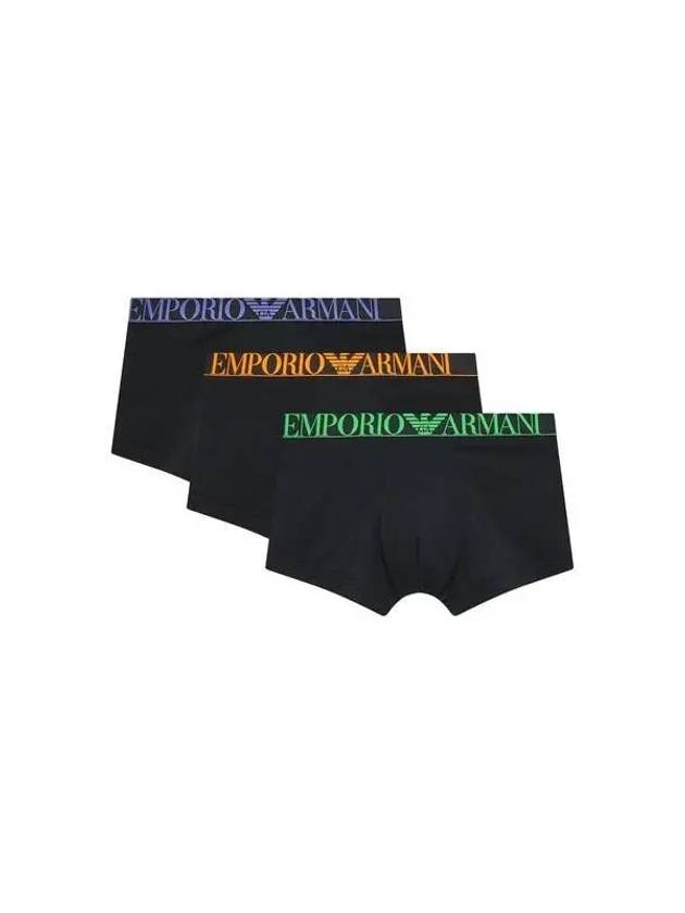 UNDERWEAR Available exclusively online Men s Jacquard Logo Band Drawn 3PACK Black - EMPORIO ARMANI - BALAAN 1