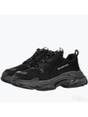 Triple S Sneakers Clear Sole Black - BALENCIAGA - BALAAN 2