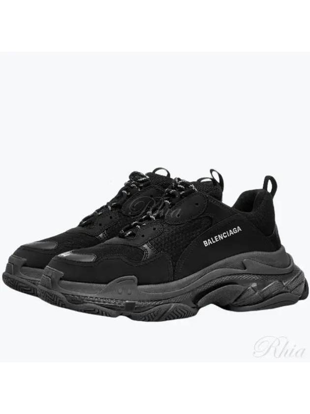 Triple S Sneakers Clear Sole Black - BALENCIAGA - BALAAN 2