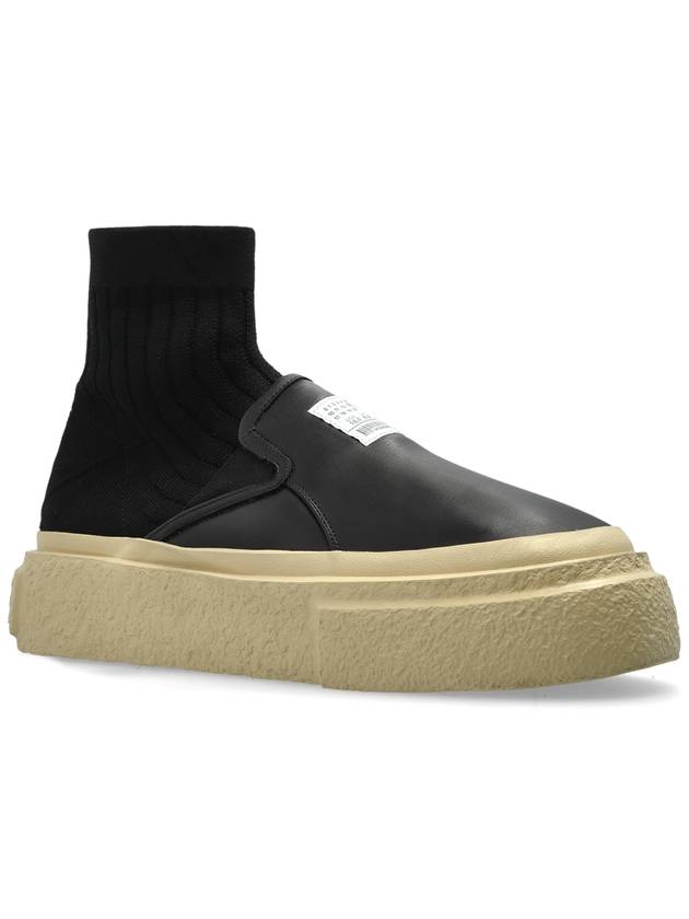 MM6 Maison Margiela Sneakers With Sock, Men's, Black - MAISON MARGIELA - BALAAN 4