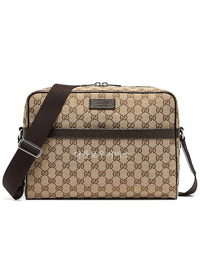 GG Monogram Canvas Messenger Bag Beige - GUCCI - BALAAN 2