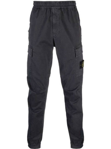 Waffen Patch Jogger Cargo Straight Pants Charcoal - STONE ISLAND - BALAAN 1