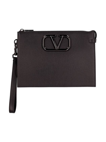 23FW Garavani Clutch Pouch 3Y2P0P09VTQ 0NO Black - VALENTINO - BALAAN 2