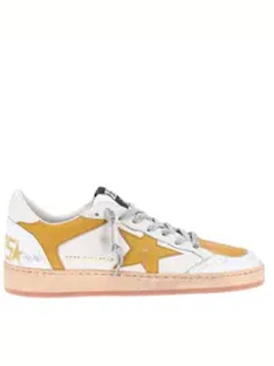 Ballstar low-top sneakers white yellow - GOLDEN GOOSE - BALAAN 2