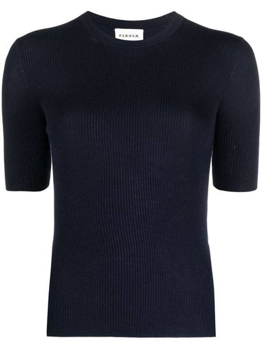 P.A.R.O.S.H. Ribbed-Knit Wool T-Shirt - P.A.R.O.S.H. - BALAAN 1