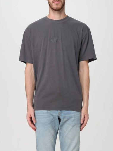 T-shirt in cotone con mini logo Calvin Klein - CALVIN KLEIN - BALAAN 1