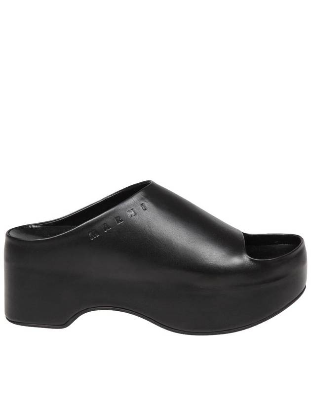 Marni Smooth Calfskin Slippers - MARNI - BALAAN 1