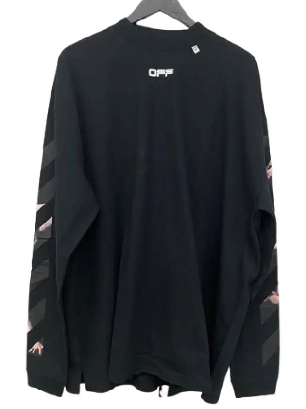 Caravaggio Arrow Mockneck Sweatshirt Black - OFF WHITE - BALAAN 3