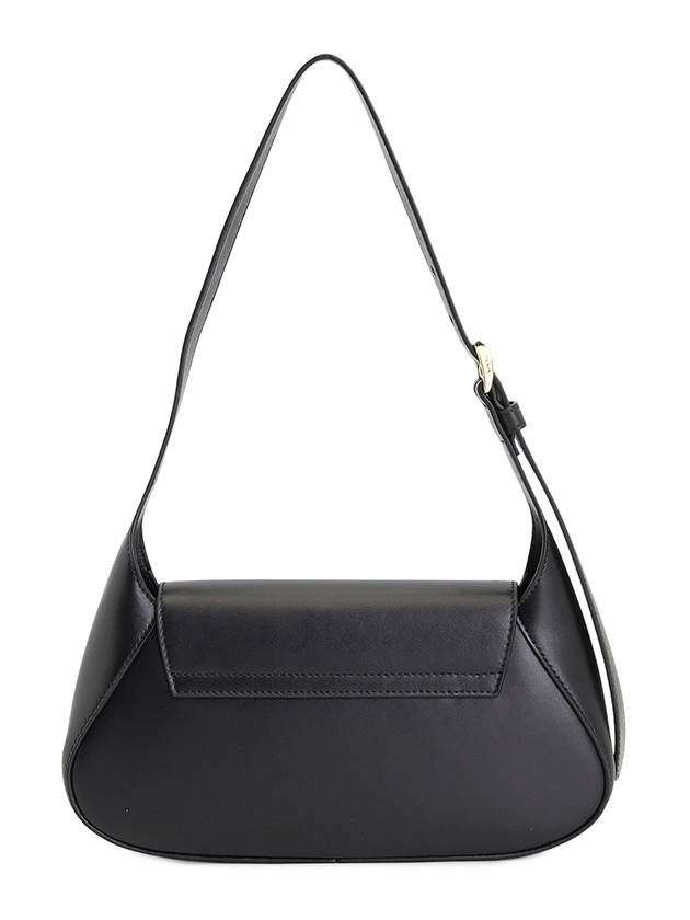 Small Leather Shoulder Bag Black - PRADA - BALAAN 4