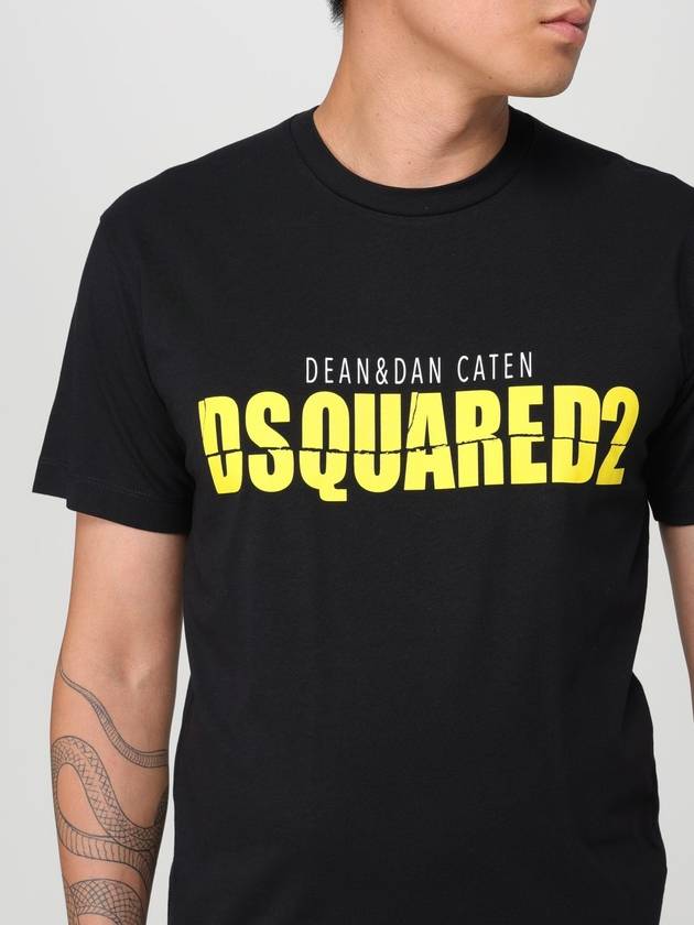 T-shirt Dsquared2 in cotone con logo - DSQUARED2 - BALAAN 4