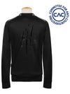 Logo Patch Crew Neck Sweatshirt Black - PHILIPP PLEIN - BALAAN 4