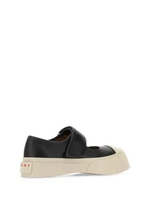 Nappa Leather Mary Jane Low Top Sneakers Black - MARNI - BALAAN 2