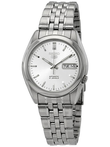 Seiko Series 5 Automatic Silver Dial Men's Watch SNK355 - SEIKO - BALAAN 1