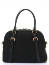 Pocono Two-Way Round Tote Bag Black - PRADA - BALAAN 4