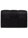 Intrecciato card wallet black - BOTTEGA VENETA - BALAAN 1