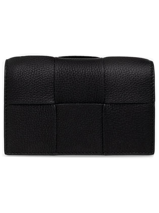 Intrecciato card wallet black - BOTTEGA VENETA - BALAAN 1