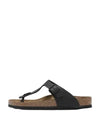 Gizeh Birko Flor Regular Flip Flops Black - BIRKENSTOCK - BALAAN.