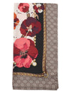 GG Flower Square Silk Scarf - GUCCI - BALAAN 3