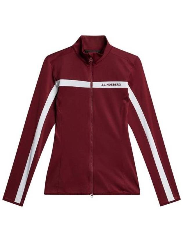 Seasonal Janice Mid Layer Track Jacket Red - J.LINDEBERG - BALAAN 2