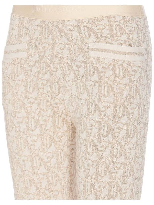 Short Pants PWHG026R24KNI0010361 OFfwHITE BEIGE WHITE - PALM ANGELS - BALAAN 4