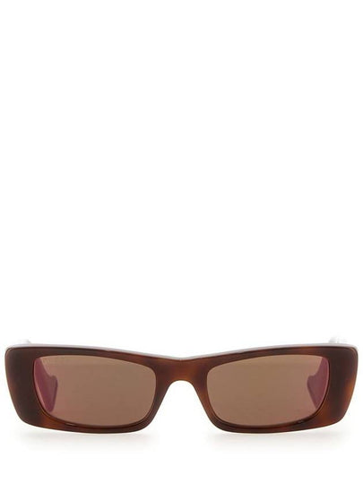 Havana Red Acetate Rectangle Sunglasses 573239J07402382 B0560956664 - GUCCI - BALAAN 2