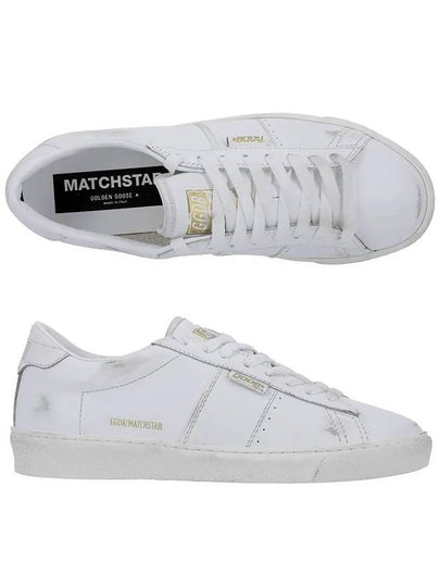 Match Star Low Top Sneakers Optic White - GOLDEN GOOSE - BALAAN 2