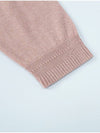 24SS Glitter Round Neck Knit Top Pink - CALLAITE - BALAAN 3