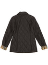 Diamond Quilted Thermoregulated Jacket Black - BURBERRY - BALAAN 3