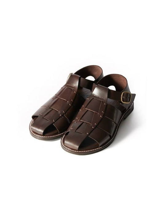 Fisherman Sandals Rome Dark Brown - ANTICHI ROMANI - BALAAN 1