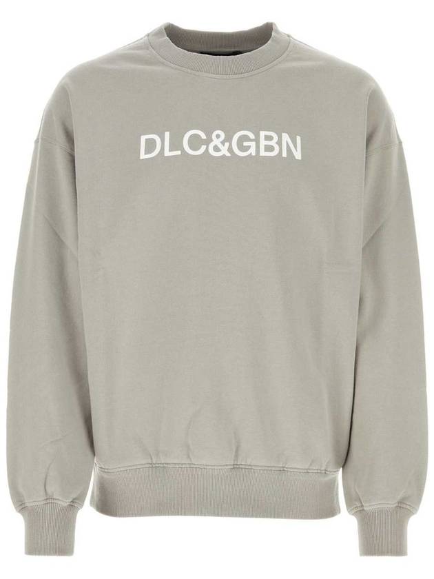 logo print round neck sweatshirt G9AQVTG7M8G - DOLCE&GABBANA - BALAAN 2