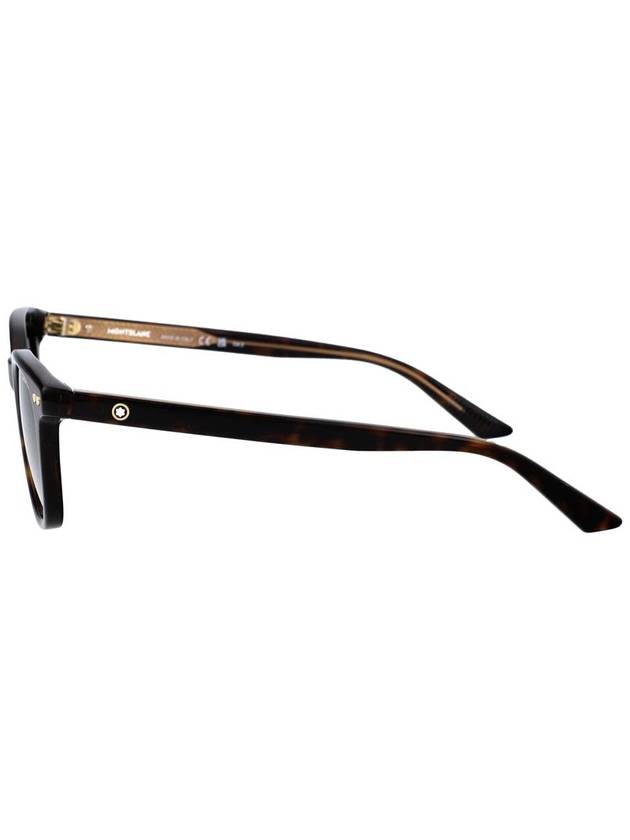 Tortoiseshell Square Frame Sunglasses MB0320S - MONTBLANC - BALAAN 4