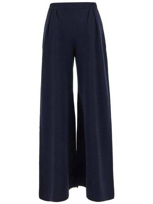 Nocera Virgin Wool Wide Pants Ultramarine - MAX MARA - BALAAN 2