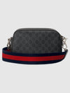 GG Supreme Cross Bag Black - GUCCI - BALAAN 7