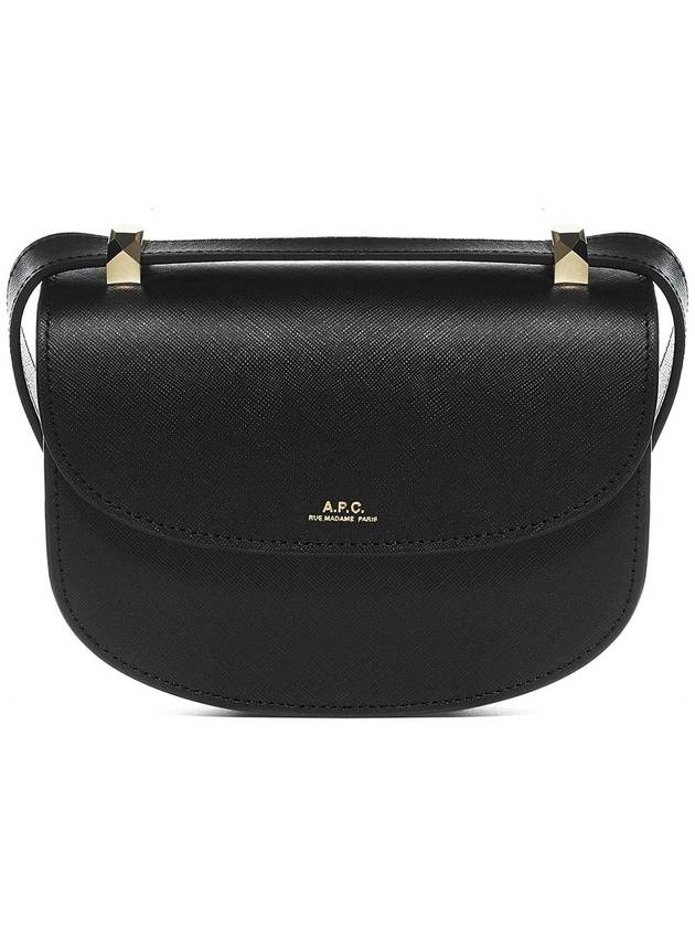 Geneve Mini Saffiano Cross Bag Black - A.P.C. - BALAAN 2