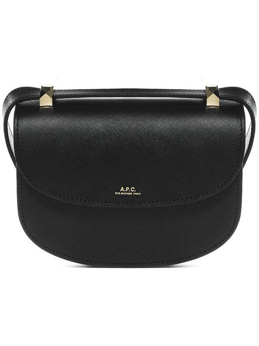 Geneve Mini Saffiano Cross Bag Black - A.P.C. - BALAAN 2