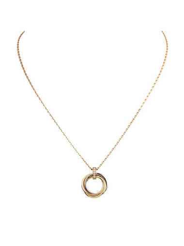 Trinity Necklace White Gold Rose Gold Yellow Gold - CARTIER - BALAAN 1