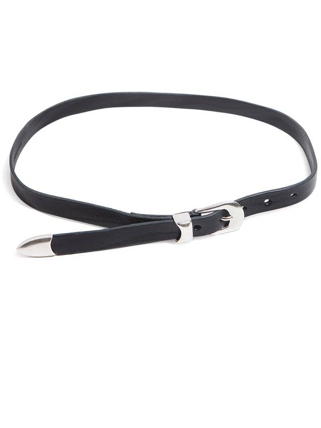 Men's 2cm Leather Belt Black - OUR LEGACY - BALAAN 5