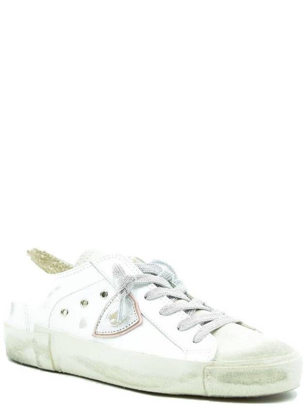 PRSX Leather Low Top Sneakers White - PHILIPPE MODEL - BALAAN 5